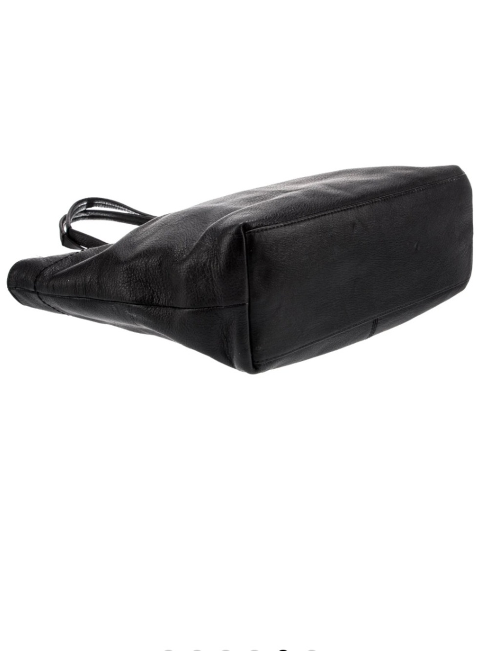 Coach Black Pebbled Leather Tote - Picture 5 of 16